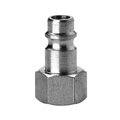 Camozzi 5350 1/4 Quick Release Coupling, Plug, 1/4 Female Thread 5350 1/4